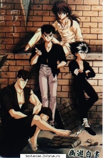 1.yyh(i love blood!and genesis like the sensei negima(i don't know why i like it so grade(i like